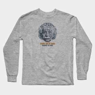 Einstein genius vs stupidity Long Sleeve T-Shirt